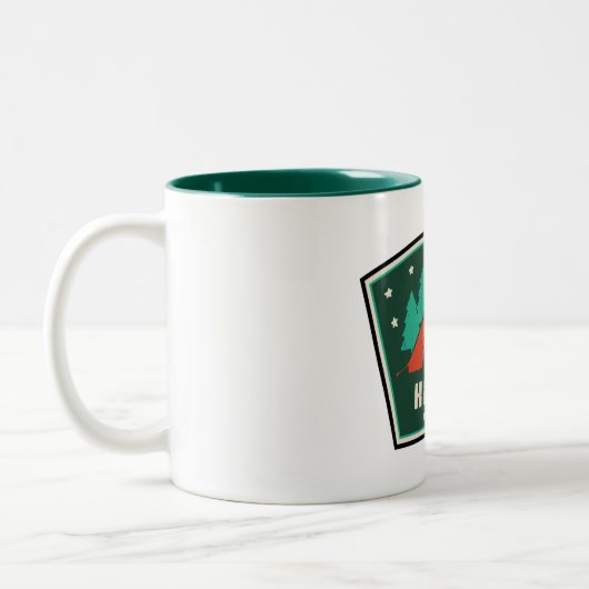 Helena National Forest Camping Zweifarbige Tasse (Links)
