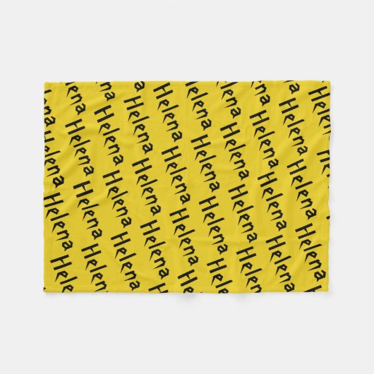 Helena, schwarzer Charakter der Waise, Fleecedecke (Vorderseite (Horizontal))