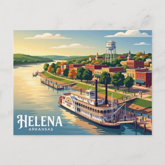 Helena USA Postkarte (Vorderseite)