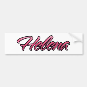 Helena verblasste pink Aufkleber Sticker Autoaufkleber