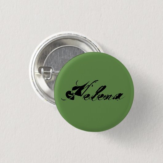 Helena von Waisenschwarzes Fernsehshow beunruhigte Button (Vorne & Hinten)