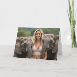 Helenaig und ihre Gentle Baby Elephant Companies Dankeskarte