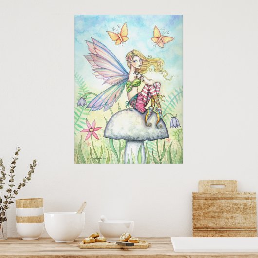 Helena's Garden Flower Fairy Poster (Küche)
