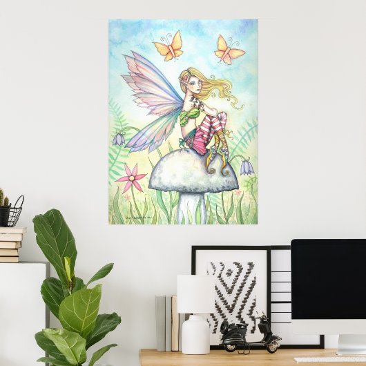 Helena's Garden Flower Fairy Poster (Heimbüro)