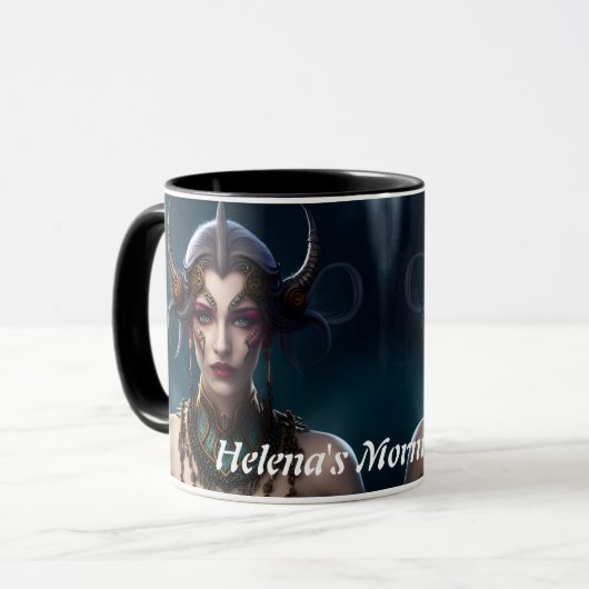 Helenas Morgentee Personalisiert anpassbar Tasse (Vorderseite Links)