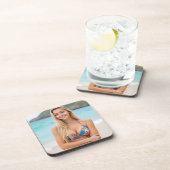 Helenas tropische Flucht: Bliss Plastik am Strand Getränkeuntersetzer (Rechte Seite)