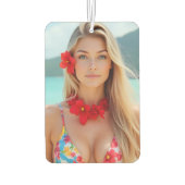 Helenas tropische Flucht: Strandbliss Autolufterfrischer (Rückseite)