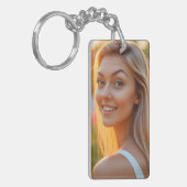 Helenas tropische Flucht: Strandbliss Schlüsselanhänger (Vorderseite links)