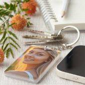 Helenas tropische Flucht: Strandbliss Schlüsselanhänger (Vorderseite rechts)