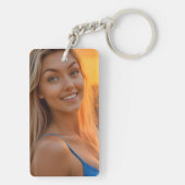 Helenas tropische Flucht: Strandbliss Schlüsselanhänger (Rückseite)