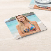 Helenas tropische Flucht: Strandbliss Untersetzer (angewinkelt)