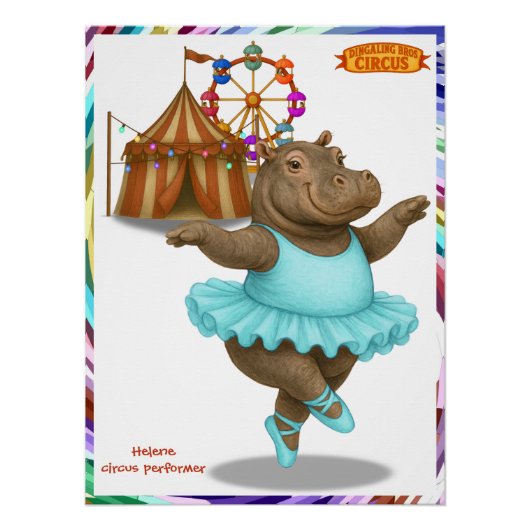 Helene circus performer poster (Vorderseite)