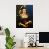 Hélène Fourment traf Handschoen Poster (Heimbüro)