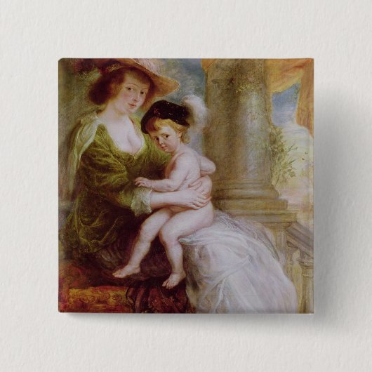 Helene Fourment und ihr Sohn Frans Button (Vorderseite)