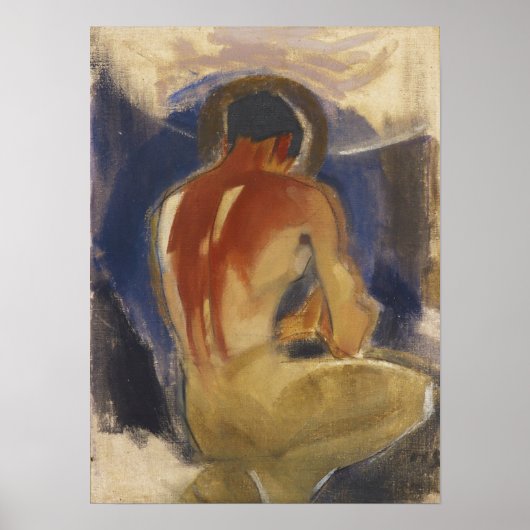 Helene Schjerfbeck am Tor des Paradieses Poster (Vorne)