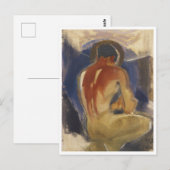 Helene Schjerfbeck am Tor des Paradieses Postkarte (Vorne/Hinten)