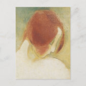 Helene Schjerfbeck, das rot haarige Mädchen Postkarte (Vorderseite)