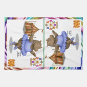 Helene Zirkusartistin Geschirrtuch (Horizontal)