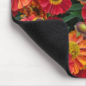Helenium-Blume in Rot und Orange Mousepad (Ecke)