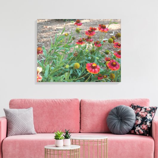 Helenium Blume Leinwanddruck (Insitu (Wohnzimmer))