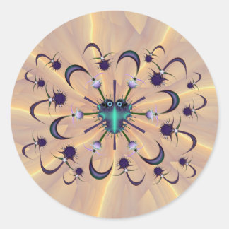 Helenium Bug & Anti-Virus-Aufkleber Runder Aufkleber