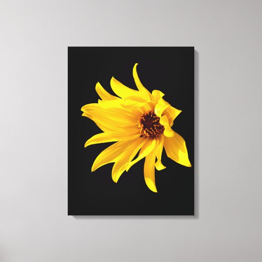 Helenium Canvas Print, Head of Gelb Disy Leinwanddruck (Vorderseite)