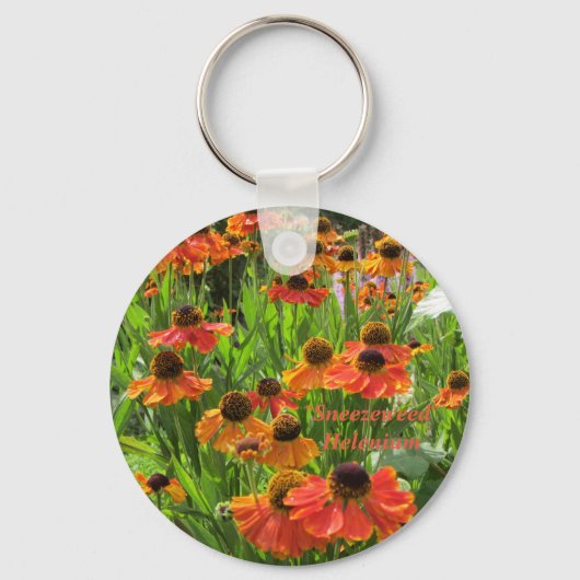 Helenium ‚Sneezeweed‘ Schlüsselanhänger (Vorderseite)