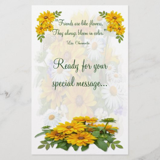 Helenium ~ Stationary Briefpapier (Vorderseite)