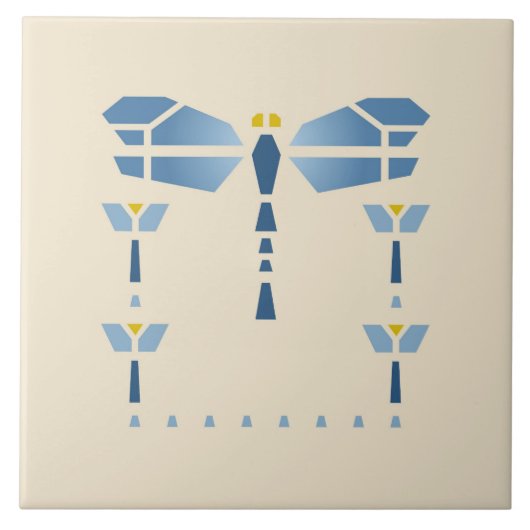 Helenpflege"Libelle " Fliese (Vorderseite)