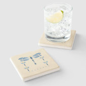 Helenpflege"Libelle " Steinuntersetzer (Seitenansicht)