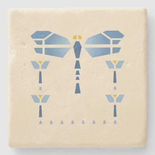 Helenpflege"Libelle " Steinuntersetzer (Vorderseite)