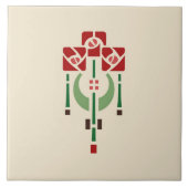 Helenpflege"Rosen-Anhänger " Fliese (Vorderseite)