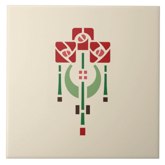 Helenpflege"Rosen-Anhänger " Fliese (Vorderseite)