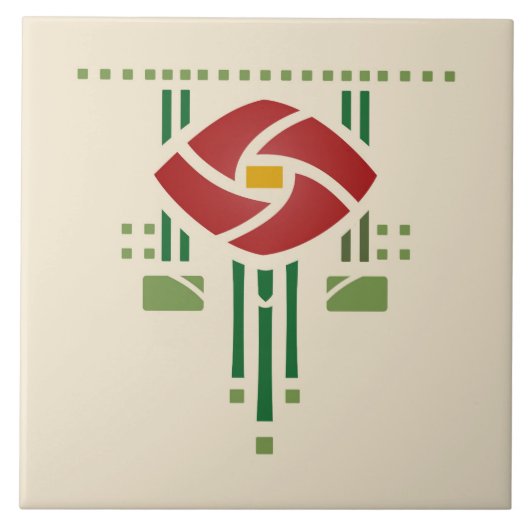 Helenpflege"Rosen-Fries " Fliese (Vorderseite)