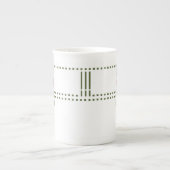 Helenpflege"Rosen-Fries-" Schablone-Muster Porzellantasse (Vorderseite)