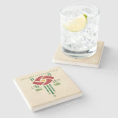 Helenpflege"Rosen-Fries " Steinuntersetzer (Seitenansicht)