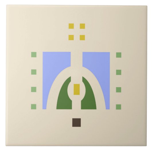 Helenpflege"Wiese " Fliese (Vorderseite)