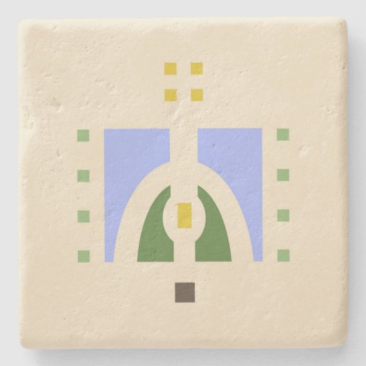 Helenpflege"Wiese " Steinuntersetzer (Vorderseite)