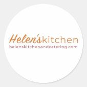 Helen's Kitchen / White Sticker (Vorderseite)