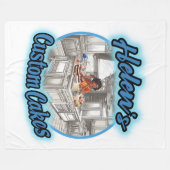 Helens maßgeschneiderte Kuchen Fleecedecke (Vorderseite (Horizontal))