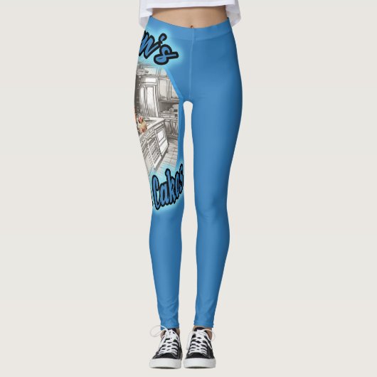 Helens maßgeschneiderte Kuchen Leggings (Vorderseite)