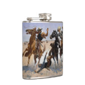 Helfen einer schönen Kunst Kamerad-Remington Flachmann (Rechts)