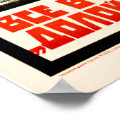 Helfen Sie, Analphabetismus zu beseitigen? - Vinta Poster (Ecke)