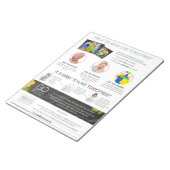 Helfen Sie anderen Live ToxicFree® Flyer - 40 Seit Notizblock (angewinkelt)