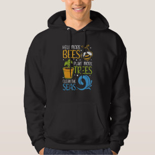 Helfen Sie Bienen, Bäume zu pflanzen, um den Klima Hoodie