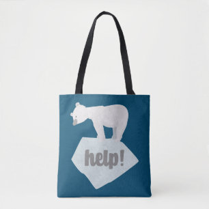 Helfen Sie dem Polarbär Tasche