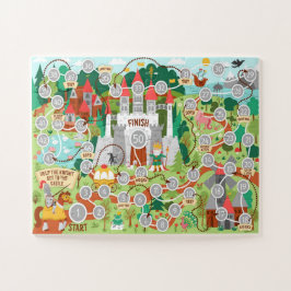 Helfen Sie dem Ritter, zum Kidsspiel zu kommen Puzzle