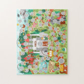 Helfen Sie dem Ritter, zum Kidsspiel zu kommen Puzzle (Vertikal)
