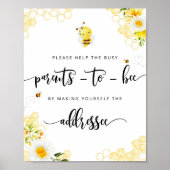 Helfen Sie den beschäftigten Eltern bei der Adress Poster (Vorne)