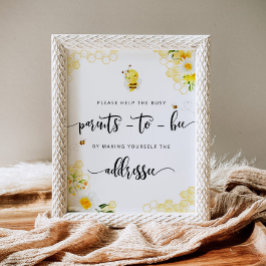 Helfen Sie den beschäftigten Eltern bei der Adress Poster